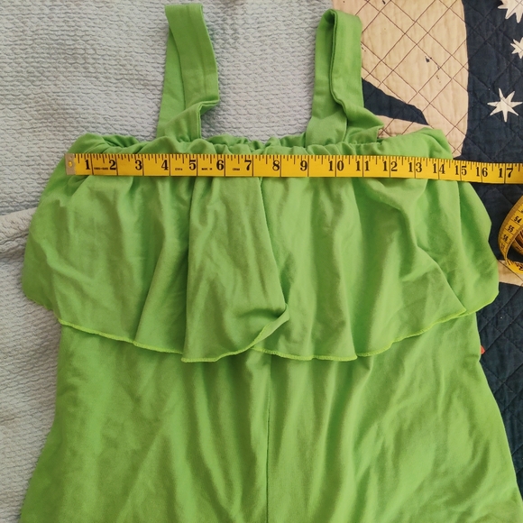 Smash & Tess Playful Shorty Romper in Smash Sage 💚 - Picture 7 of 10